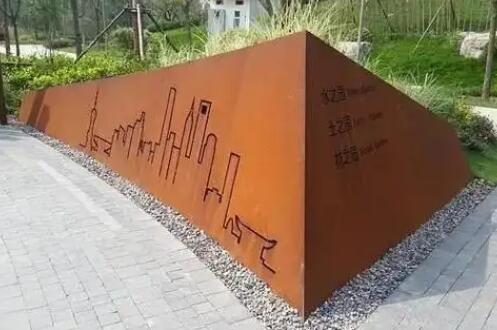 武鸣耐候钢挡土墙